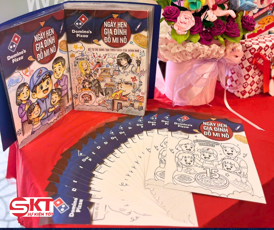 Tổ chức sự kiện tại chuỗi cửa h&agrave;ng Domino's Pizza