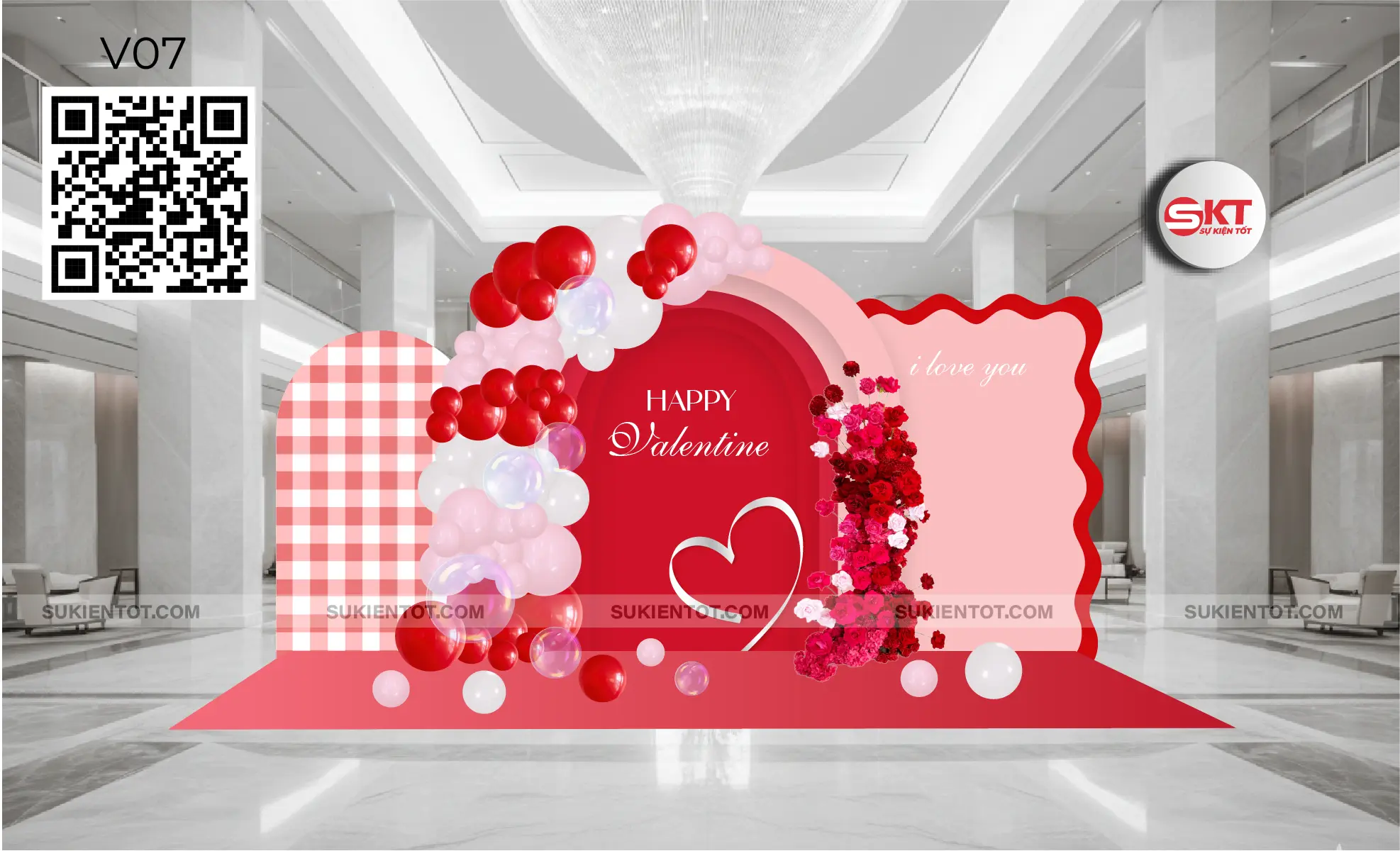File thiết kế valentine tone đỏ V07