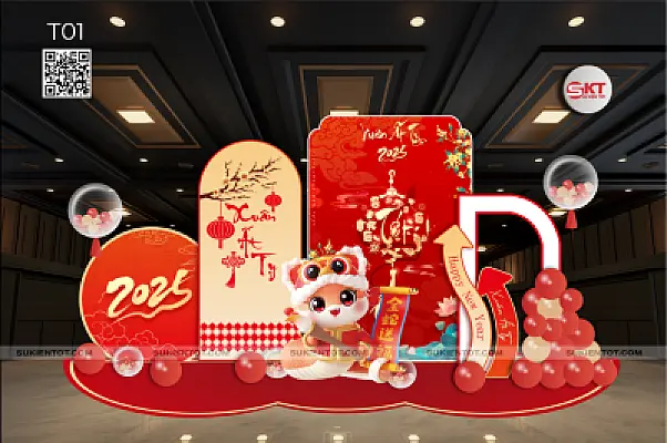 File thiết kế Tết tone đỏ T01