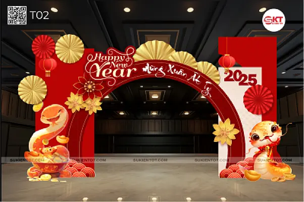 File thiết kế Tết tone đỏ T02