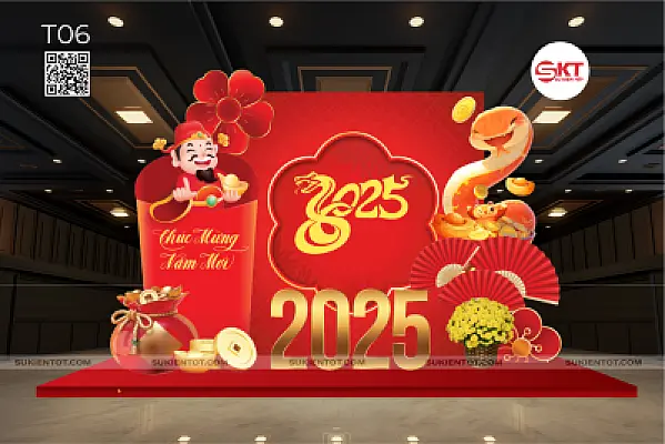 File thiết kế Tết tone đỏ T06