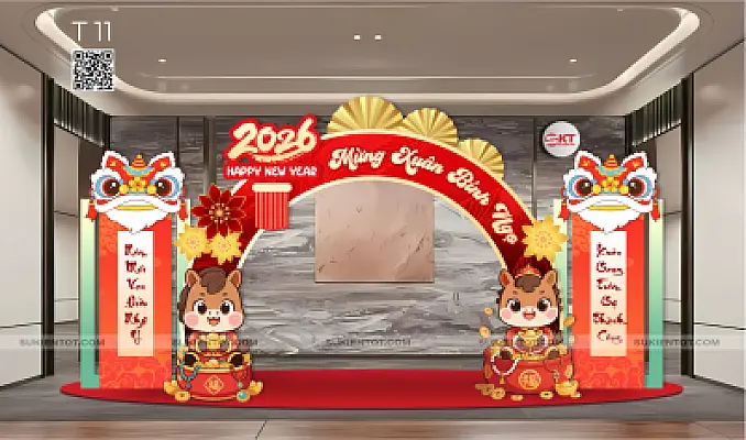 File thiết kế Tết tone đỏ T11