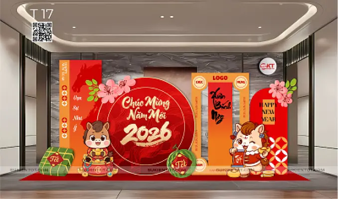 File thiết kế Tết tone đỏ T17