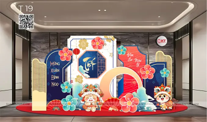 File thiết kế Tết tone đỏ T19