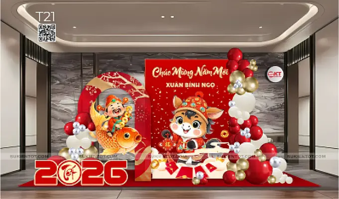 File thiết kế Tết tone đỏ T21