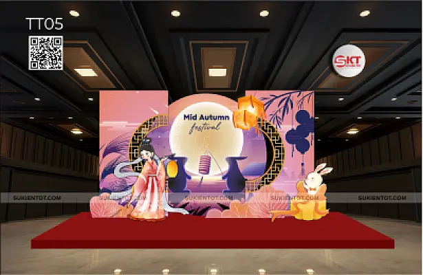 File thiết kế Trung Thu tone hồng tím TT05