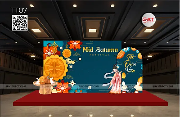 File thiết kế Trung Thu tone xanh TT07