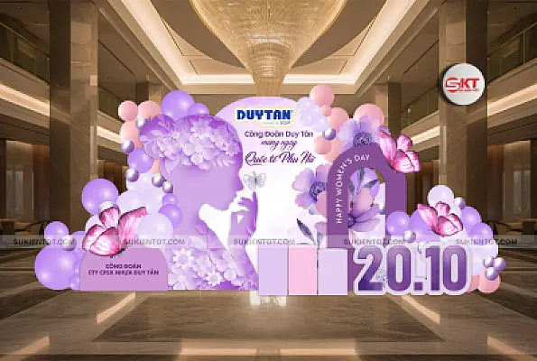 File thiết kế ngày  20/10 phụ nữ Việt Nam tone tím PN02