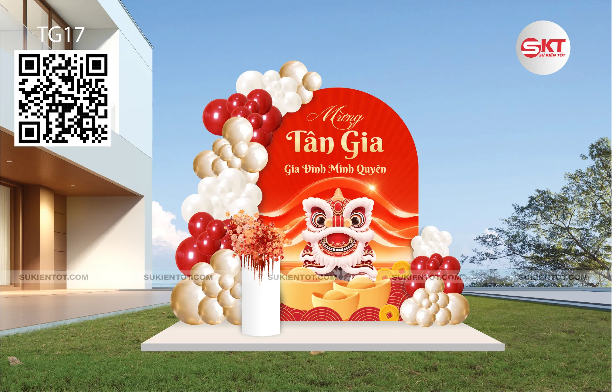 file thiết kết tân gia tone dỏ TG17
