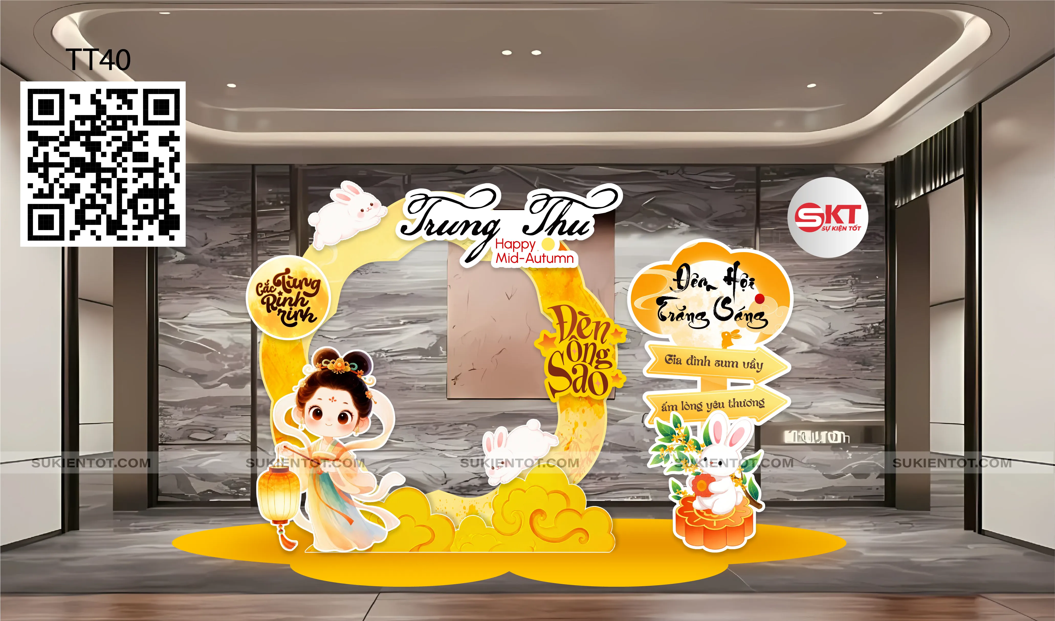File thiết kế Trung Thu tone vàng TT40