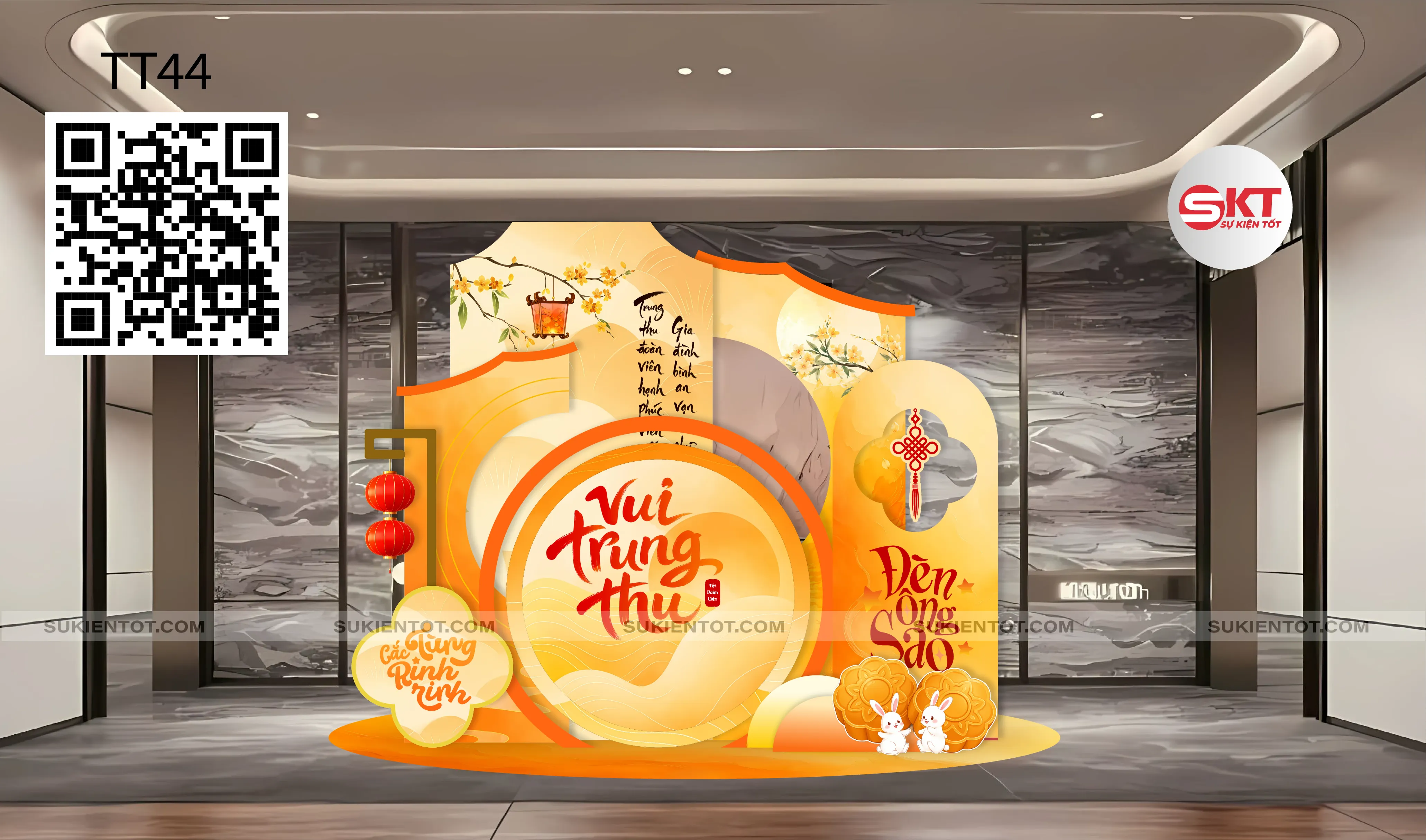 File thiết kế Trung Thu tone vàng TT44