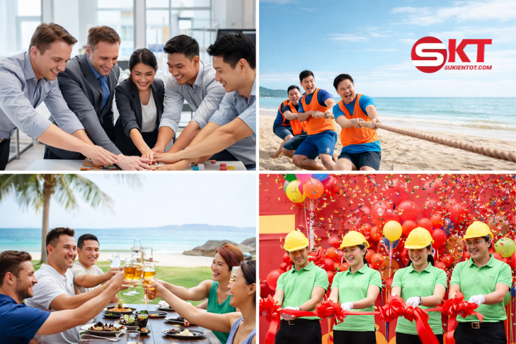 c&aacute;c h&igrave;nh thức tổ chức sự kiện teambuilding