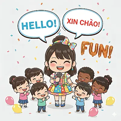 MC song ngữ hoạt náo 