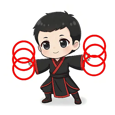 Ảo giác vòng số 8 thường