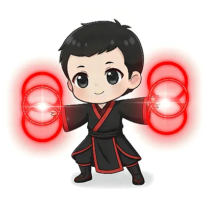 Ảo giác vòng số 8 led