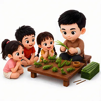 Nghệ nhân lá dừa 