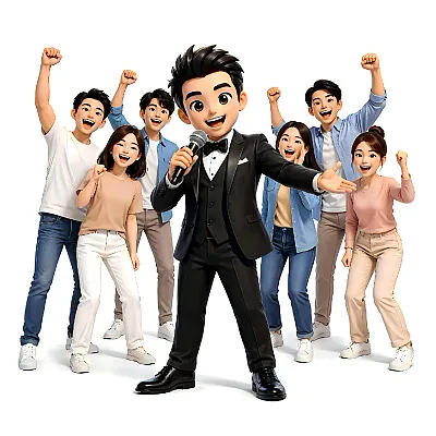 MC Vest hoạt náo 