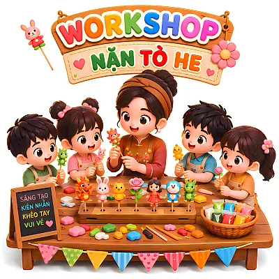 Workshop nặn tò he 