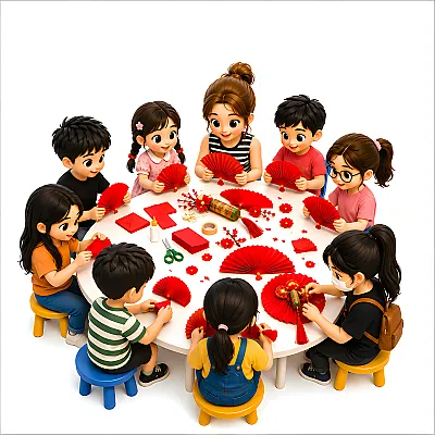 Workshop Làm quạt giấy 